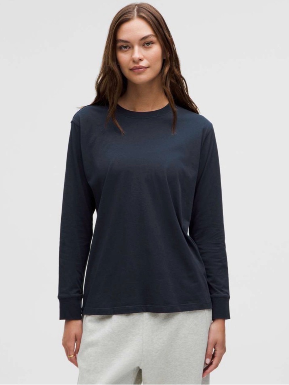 NWT Lululemon All Yours Long-Sleeve Shirt in True Navy Size 4